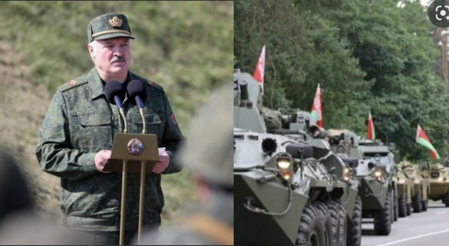Незрозуміло що саме відбувається?!  У Білорусі перед самим Днем Незалежності України на кордоні помітили значну військову активність.