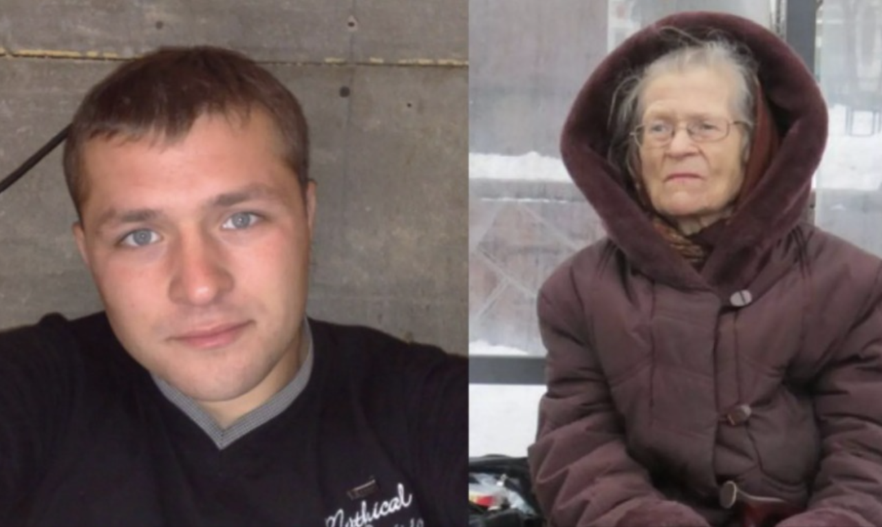 Літня бабуся продавала носові хустки та шкарпетки біля дороги, сподіваючись продати хоча б одну пару, щоби заробити трохи грошей. Ішов сніг, і надвечір ставало прохолодно. Кілька машин проїхали без зупинки, поки з великої чорної іномарки не вийшов чоловік років 40 із дорогим телефоном та товстим гаманцем. — Бабуся, скільки коштує такий шарф? — 50, за 40 віддам… — сказала бабуся. — Чому так дешево? – здивувався незнайомець, – я бачу, що це ручна робота, а це завжди дуже дорого коштує. — Ой, синку, я просто віддаю його за безцінь, щоб мати хоча б копійчину, — бабуся знизала плечима.