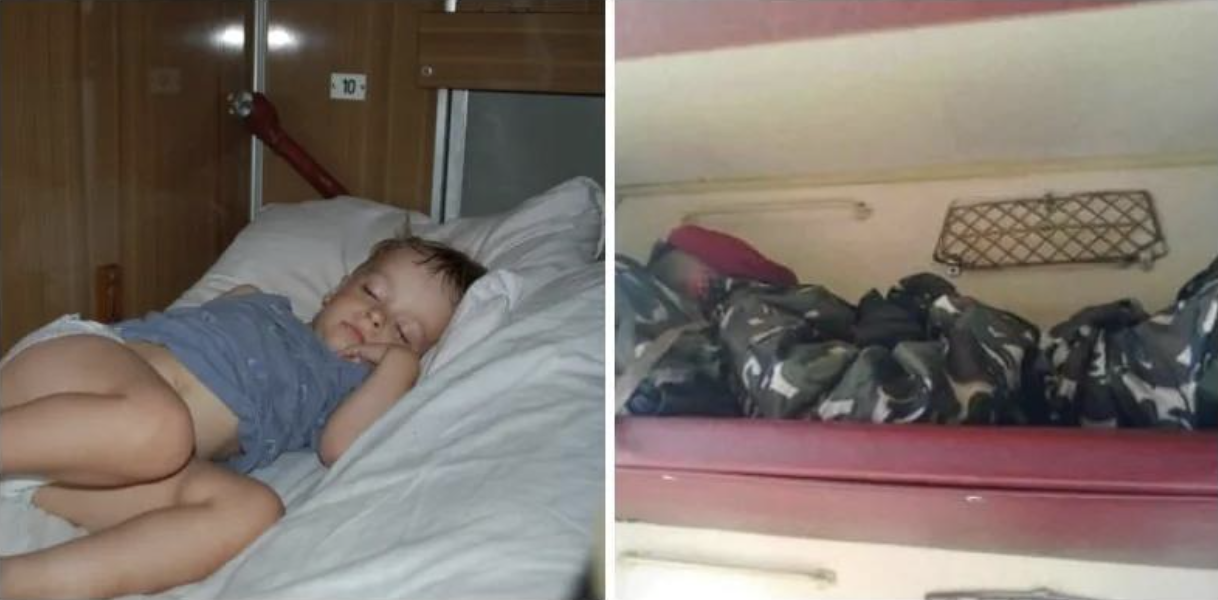 Нещодавно я повертався з Києва поїздом додому. У вагоні побачив те, що змусило мене замислитися. На верхній полиці спав боєць. Видно, що лиш-лиш з передка, великий рюкзак та форма.  А на нижній полиці – безтурботна дитина, яка спокійно спить. Хлопчик їхав кудись зі своєю мамою і ні про що не хвилювався….