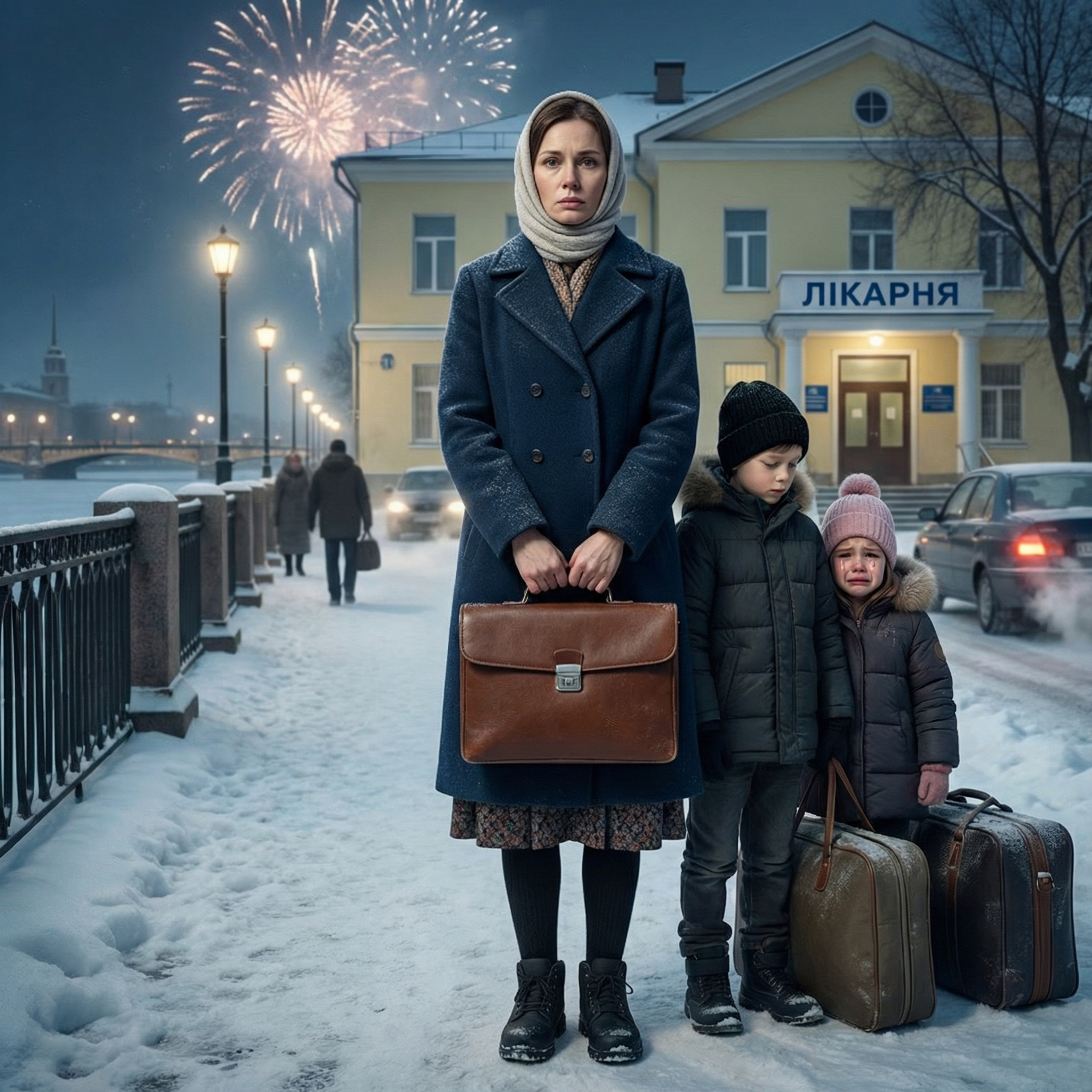 – Мамо, не приїжджай! Він нас вигнав! – Схлипувала Наталя