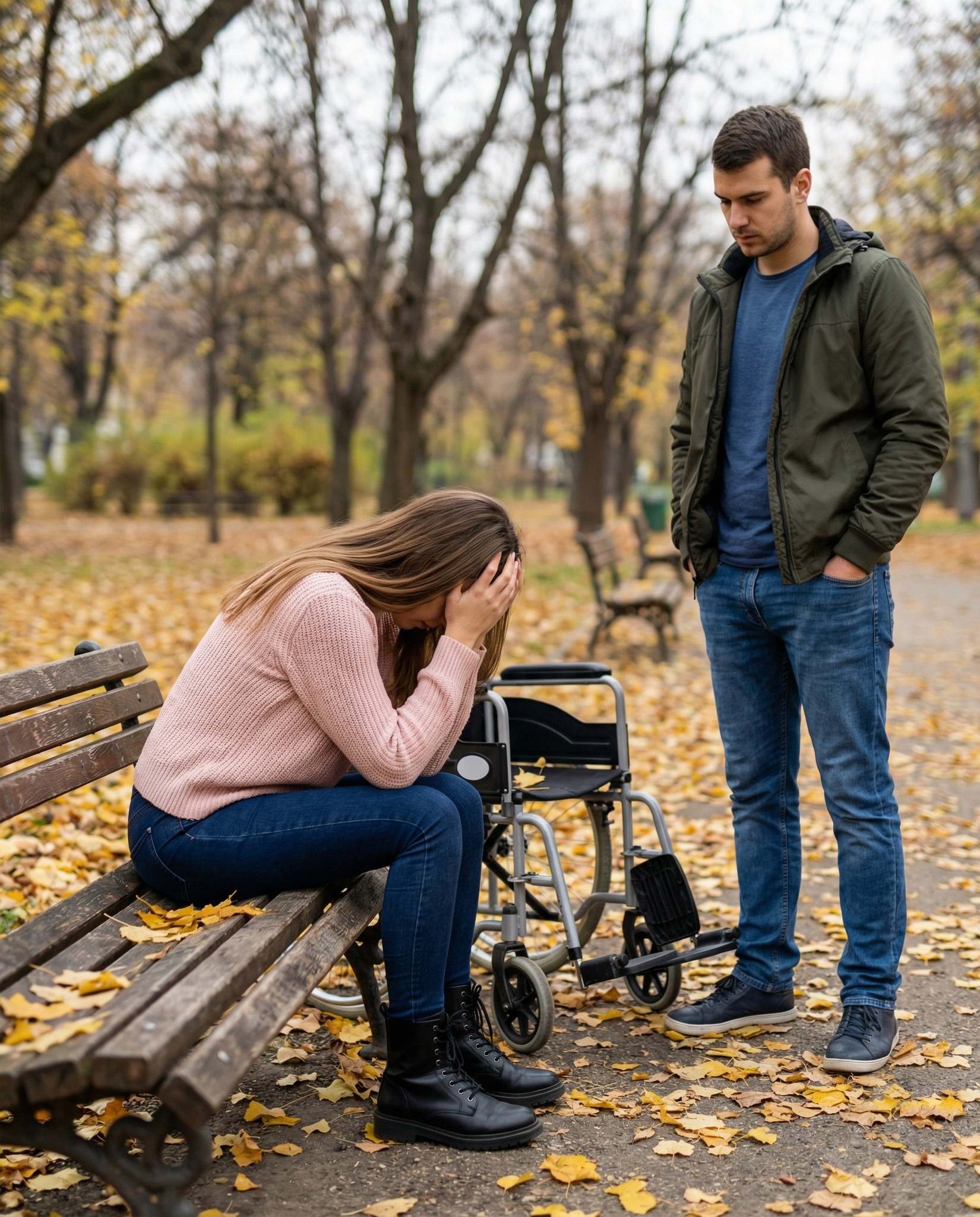 Марина дивилася на зачинені двері і плакала — тихо, беззвучно, наче поранена тварина. Перші тижні вона просто існувала. Не хотіла бачити ані маму, ані небо, ані візок, який став її кліткою.