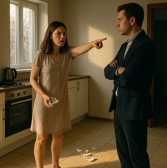 — Це ти мені вказуєш на двері в моїй же квартирі? Ти точно не переплутав? Чи вже вирішив, що житимеш тут із кимось замість мене?!