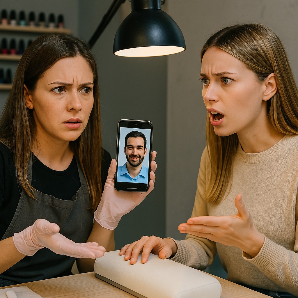 Ви, мабуть, щось плутаєте? — Звідки у вас фото мого чоловіка? — Вашого чоловіка? Взагалі-то це мій наречений! — заявила молода клієнтка…