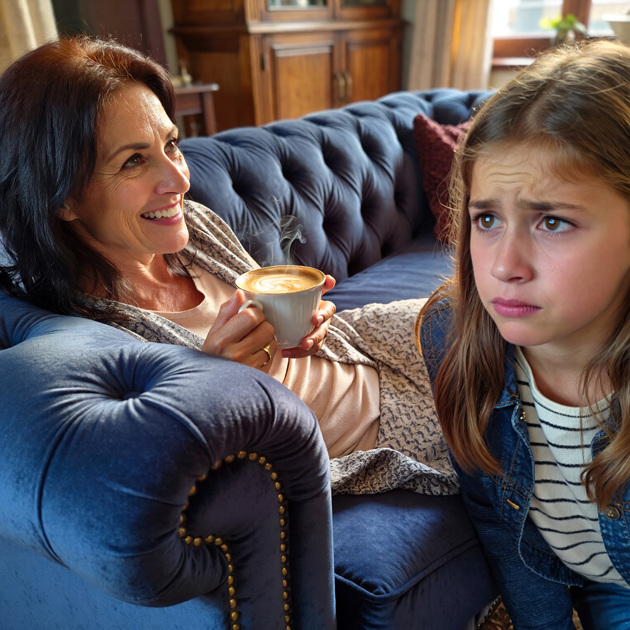 — Ти уявляєш? — Оленка наша заміж виходить. Ось я і придумала:.. віддам їм свою двокімнатну квартиру. А я сама — до вас. У вас кімната для мене точно знайдеться. Заживемо! Тобто… Заживемо! .. — ти віддаєш Олені квартиру, яка по праву мала б розділитися між нами. Ти позбавляєш мене моєї законної спадщини. А замість цього… я отримую тебе.