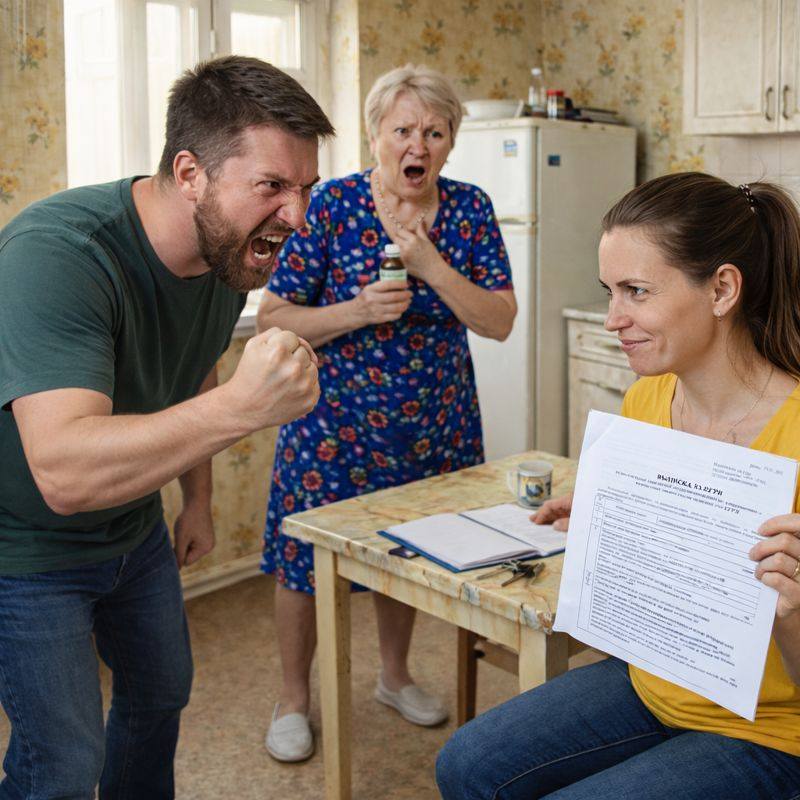 Чоловік докорив мені тим, що я живу в його квартирі, і я нагадала йому, чий це насправді будинок…Але те що сталося потім не очікував ніхто…