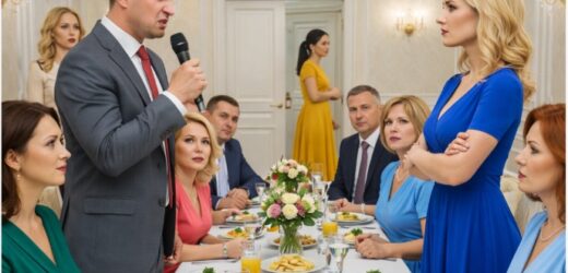 Слухай ти мені гuдка з першого дня! – Заявив 44р.чоловік на банкеті вчора. Але коли дружина увімкнула проектор, сміятися перестали навіть його партнери….