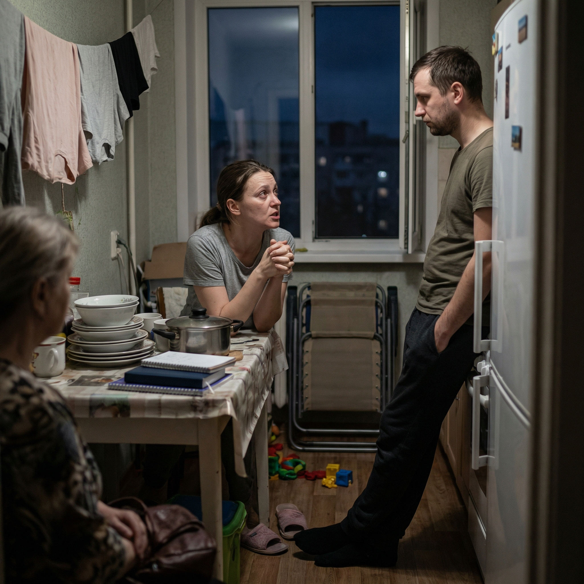 – Чому твоя мати не хоче переїхати? – тихо питала я у чоловіка. – Ми тіснимося всі разом у двокімнатній, а однокімнатна в центрі – порожня