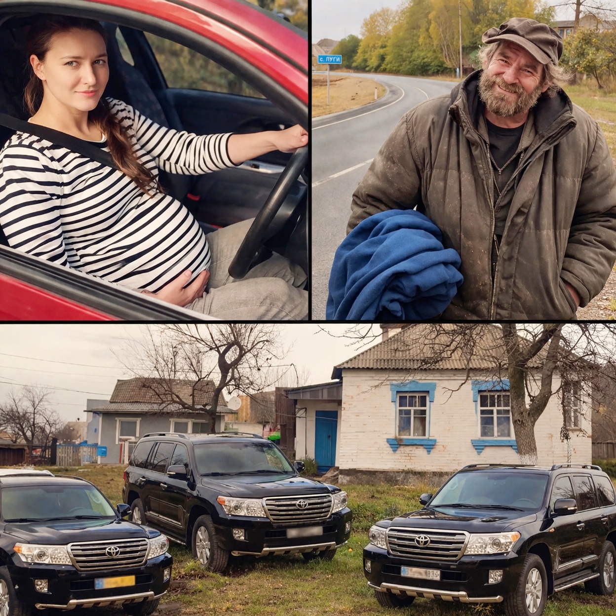 Вагітна таксистка безкоштовно довезла бездомного до клініки. Сюрприз, який чекав її біля будинку наступного ранку