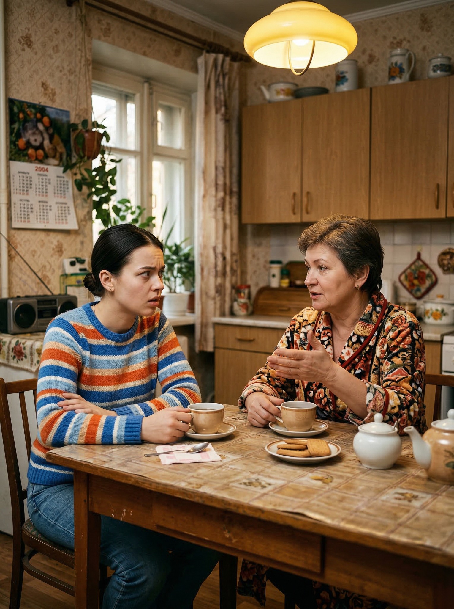 Валю, ну що ти таке кажеш? — почала вона. — Андрій одружений. У нього буде двійня! Йому потрібен свій дім, щоб почати життя з чистого аркуша. Він мужчина, він повинен сім’ю привести у свій дім. А ти? У тебе сім’ї немає. Тобі це не зрозуміти