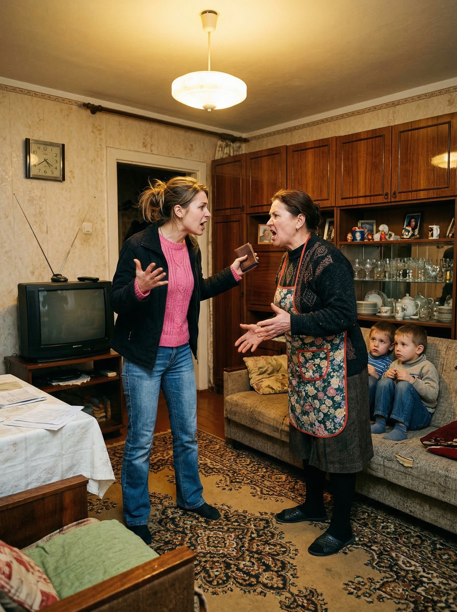 Льоша чесними очима дивився на дружину, але не говорив ні слова. — Льоша! — окрикнула Діна. – Зі своєї картки оплати, – сказав він. – До тих грошей поки доступу немає! – Ти що, з глузду з’їхав? Поклав на не відкличний рахунок? А якщо вони нам знадобляться?