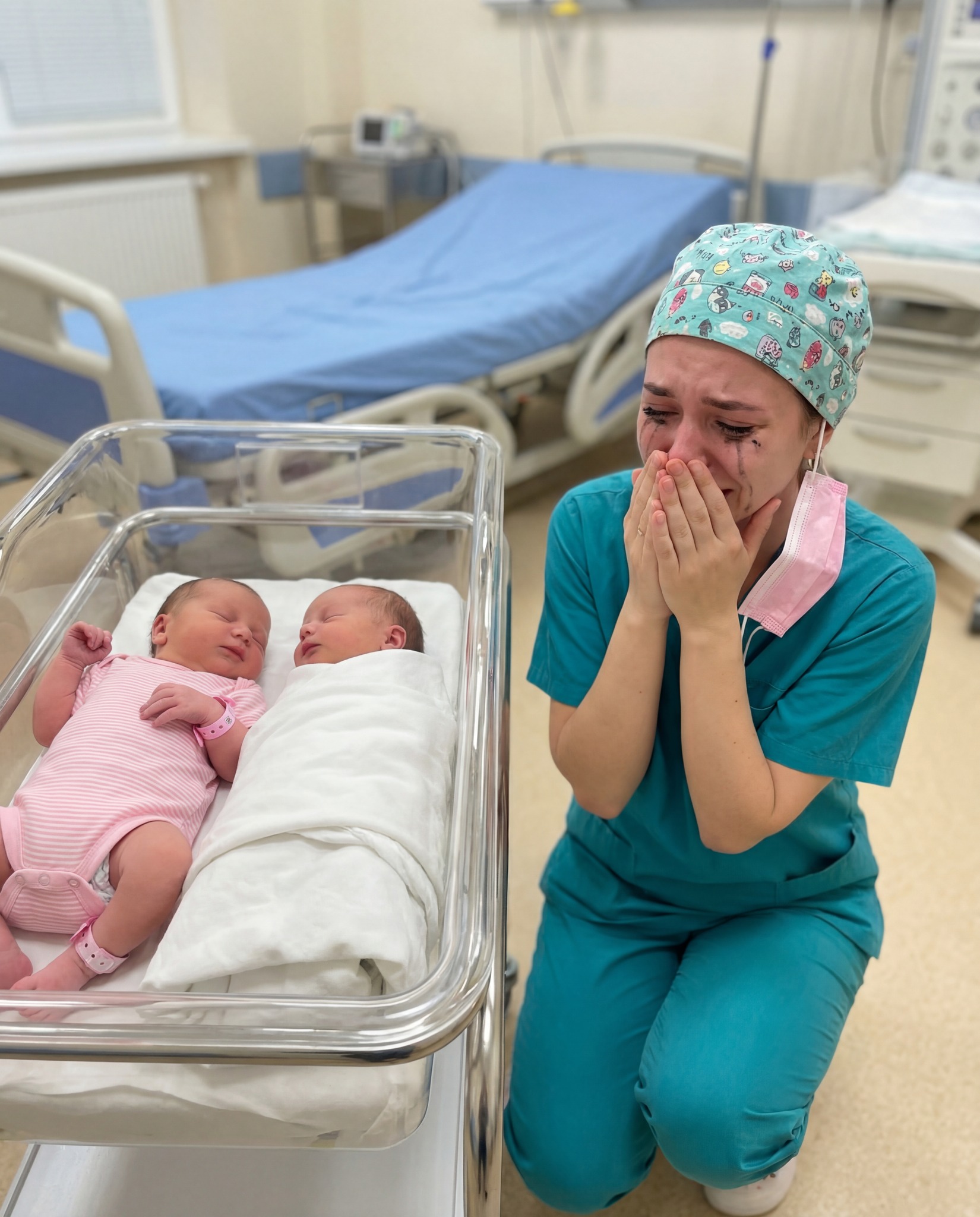 Мені досі кажуть, що я не мала права так ризикувати. Але якби я тоді слухала тільки інструкцію, одна маленька дівчинка, можливо, не дожила б до ранку. Я вже зняла рукавички після зміни, коли почула крик із пологового, а за кілька днів сама поклала майже згаслу дитину до сестри — і в ту ж мить у палаті стало так тихо, що всі почули тільки писк монітора.