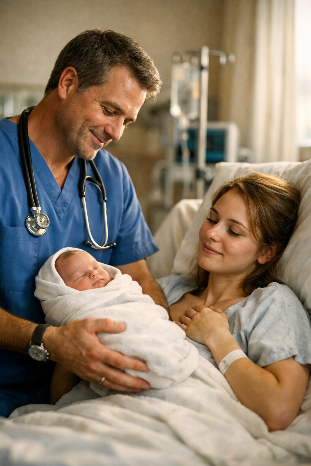 Лікар приймає важкі пологи у своєї колишньої дівчини, але як тільки бачить новонароджену дитину, застигає від жаху