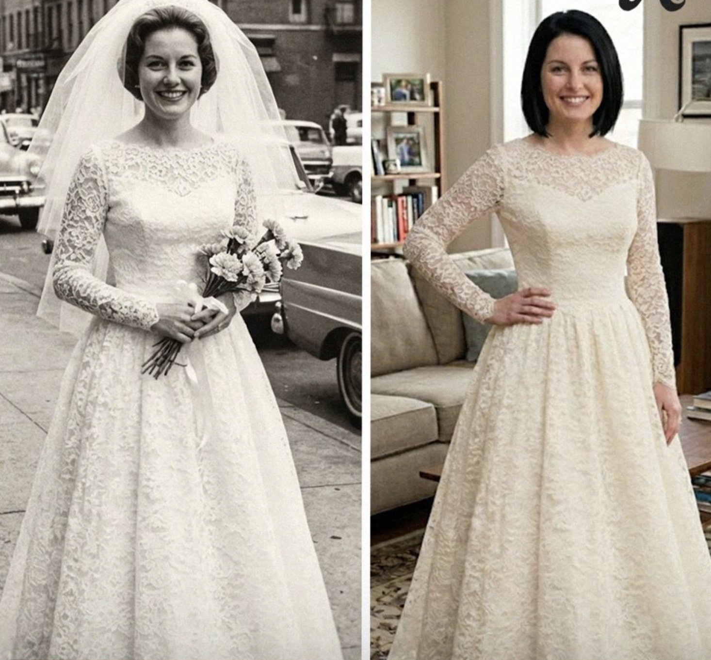 Я вирішила одягнути весільну сукню моєї бабусі на її честь — але під час зміни знайшла приховану записку, яка розкрила гірку правду про моїх батьків.