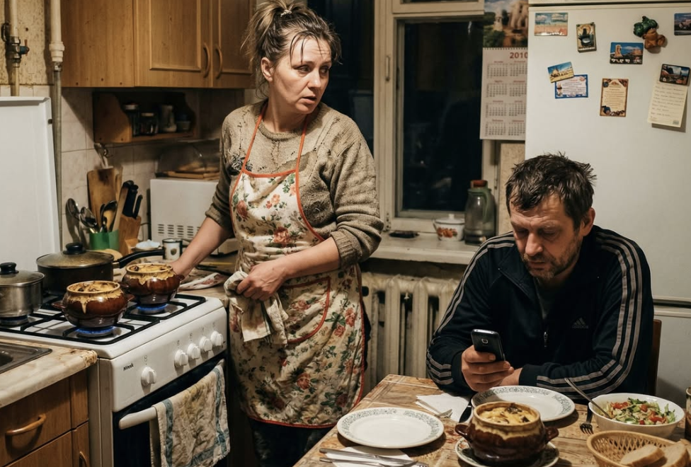 Готувала вечерю з трьох страв…старалася… ох, як я старалася. а він “кривився”. Перестала варити зовсім: «Їж у їдальні, раз там смачніше». Результат не змусив довго чекати… П’ять років я міряла свою любов до чоловіка літрами борщу, кілограмами домашнього фаршу й дека́ми пирогів. Мені здавалося, що шлях до серця чоловіка, звісно ж, пролягає через шлунок. – Руслане, будеш жульєн? Я спеціально купила кокотниці, – щебетала я, витираючи піт із чола. На годиннику восьма вечора, я на ногах із шостої ранку. – Ну давай, – він навіть не відірвав погляду від телефона. – Тільки гриби знову сухуваті. Ти вершків пошкодувала?