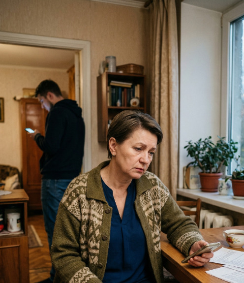 Мені 54 роки, пенсії у мене немає і не буде, оскільки я ніколи не працювала. А син замість того, щоб увійти в моє становище, порадив мені влаштуватися кудись на роботу, бо йому дуже потрібна квартира, яка дісталася мені від колишнього чоловіка і яку я здаю квартирантам. Син зовсім не думає про мене. Він прекрасно знає, що здача квартири – це мій єдиний дохід, і що в 54 роки роботу собі я знайти не зможу. Але сина не цікавить, як я тепер буду жити