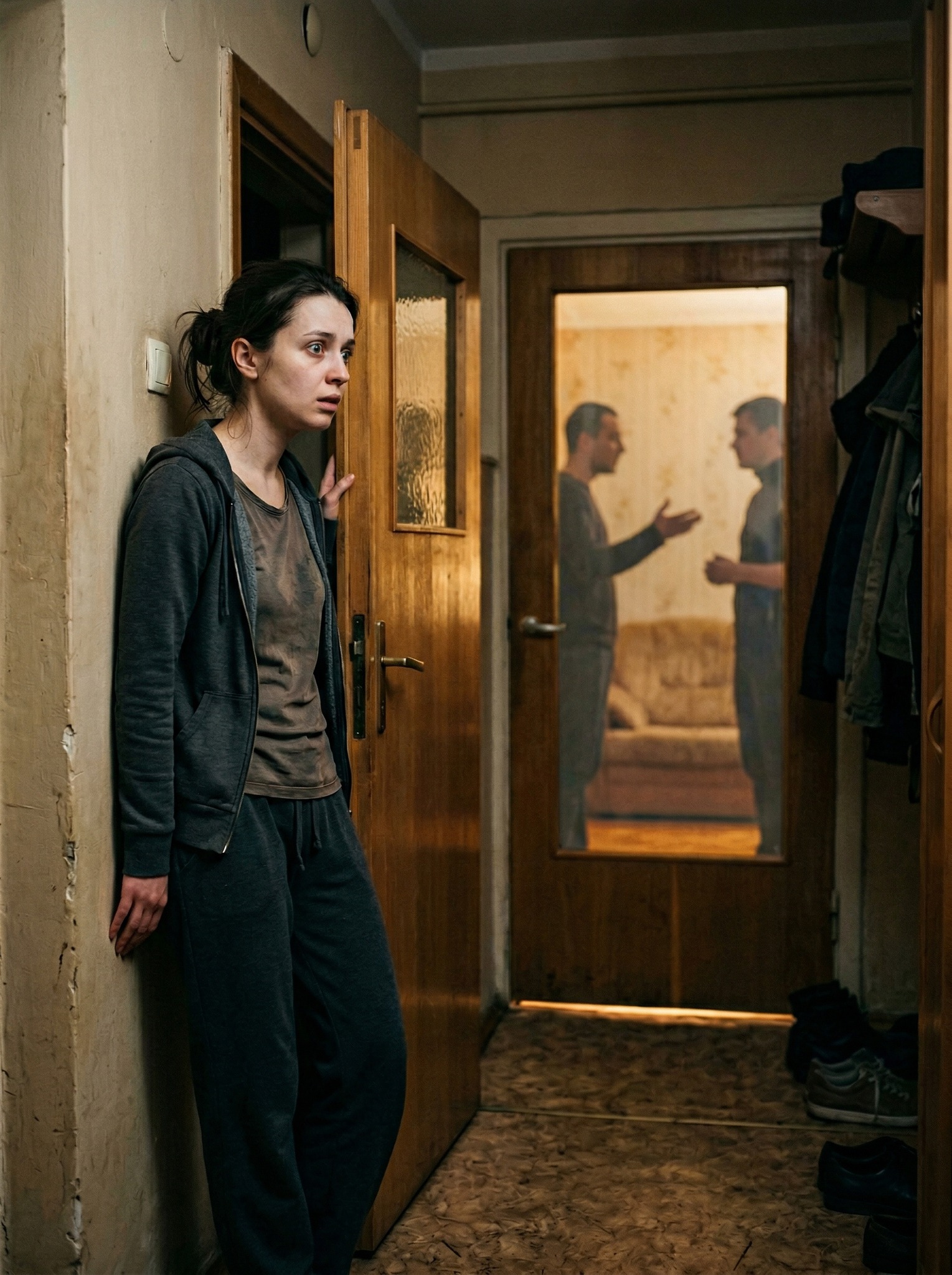 Та ти не парся, Стасе, — почула Мар’яна під дверима такий рідний і водночас раптом зовсім чужий голос Артема. — Все продумано до дрібниць. Мар’яна нічого не дізнається, вона вірить у «долю», «знаки Всесвіту» і «споріднені душі». Вона ж у нас така піднесена. Квартира зараз оформлена на неї, це я перевірив, бабусина спадщина. Але щойно ми з нею поставимо підписи в РАЦСі, потім я вмовлю її частину на мене переписати — за нашими законами все, що відбувається далі, стає спільною справою. А там я вже розберуся, як переоформити чи продати. Мар’яна відчула, як пальці заніміли. Пакет з яблуками вислизнув з рук, але вона встигла підхопити його. Тиша. Тільки гучне калатання серця. — Ти серйозно? — голос Стаса був сповнений прихованого захоплення ідеєю друга. — А якщо вона потім почне ділити? Суди, адвокати. Вона ж не дурна дівчина, розум має, коди пише, гроші лопатою гребе. — Розум має для роботи, а в житті її характер — як теплий пластилін