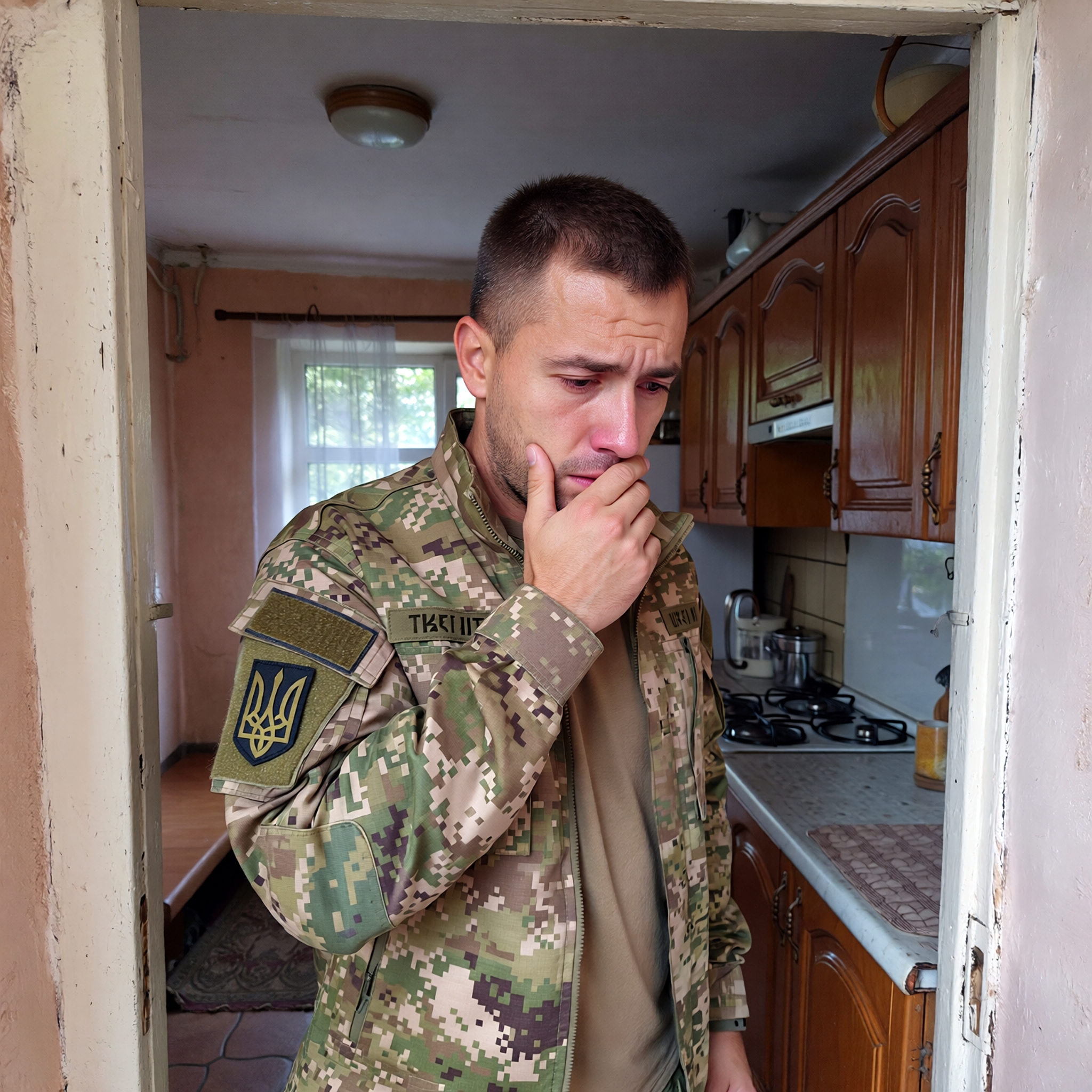 Він повернувся з передової на Великдень, щоб зробити сюрприз родині… але те, що чекало його за святковим столом, змінило все життя