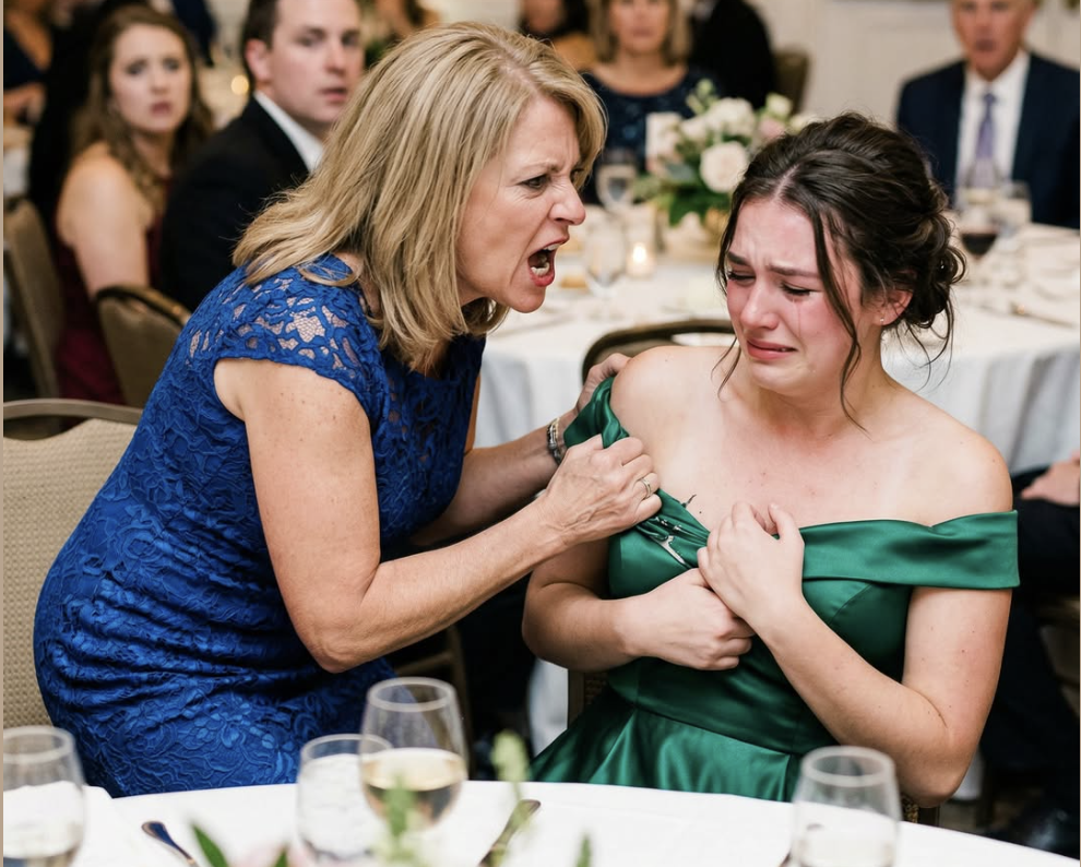 «Геть звідси, дівка безрідна!» — кричала свекруха, рвала сукню на невістці. Але батько дівчини дістав стару папку і позбавив їхню сім’ю всього… Тріск дешевого шифону пролунів у просторому залі ресторану набагато гучніше, ніж дзвін столового срібла.