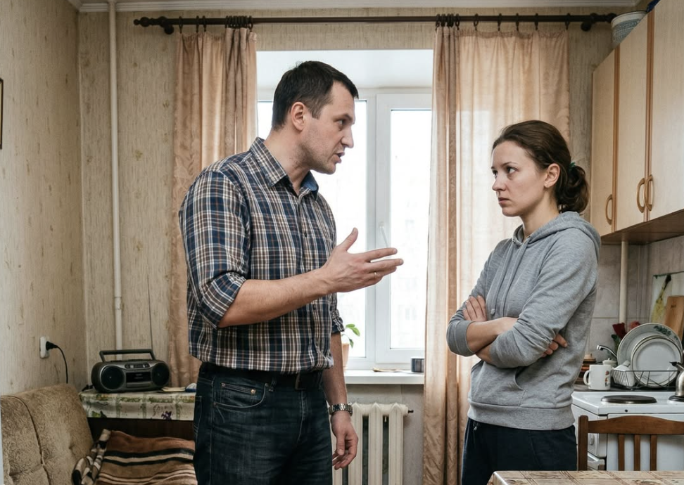 Я готовий повернутися! Але тільки на своїх умовах. Ти двічі на день почнеш готувати свіжу їжу, все одно з дому працюєш. Кота цього, пилозбірника нещасного, виженеш. Він мене дратує! І, найголовніше, ти повинна вибачитися перед моєю матусею. Хто тобі дав право мамусю з квартири виганяти? Вона досі ображена!…