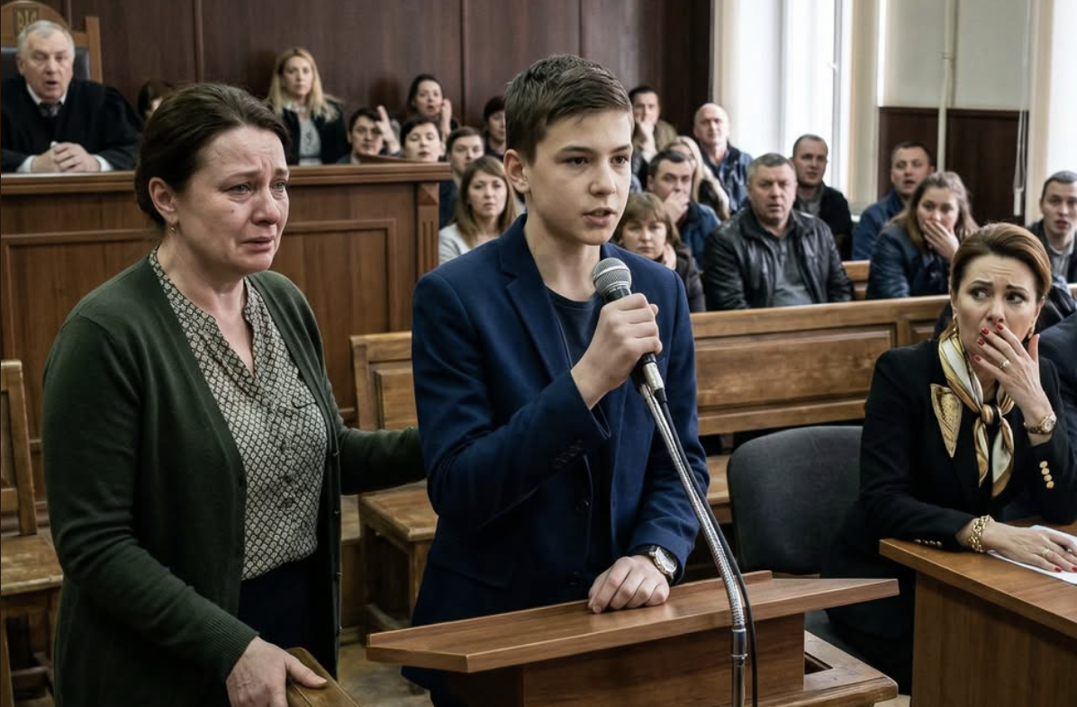 Я виростила немовля, яке знайшла покинутим у під’їзді. Через сімнадцять років повернулася його біологічна мати — заможна мільйонерка. У суді він заговорив, і ніхто не міг повірити в те, що почув.