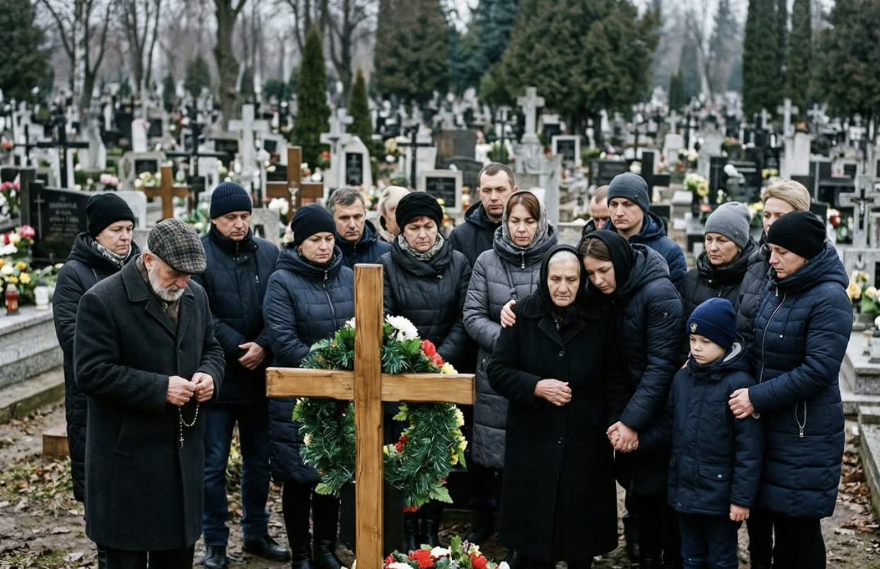 Усі діти та онуки приїхали на похорон Поліни Сергіївни. Вся родина нарешті зібралася разом. У них п’ятеро дітей, дванадцять онуків і четверо правнуків. Не приїхали лише троє — у них зовсім маленькі діти. Степан Ілліч залишився сам…