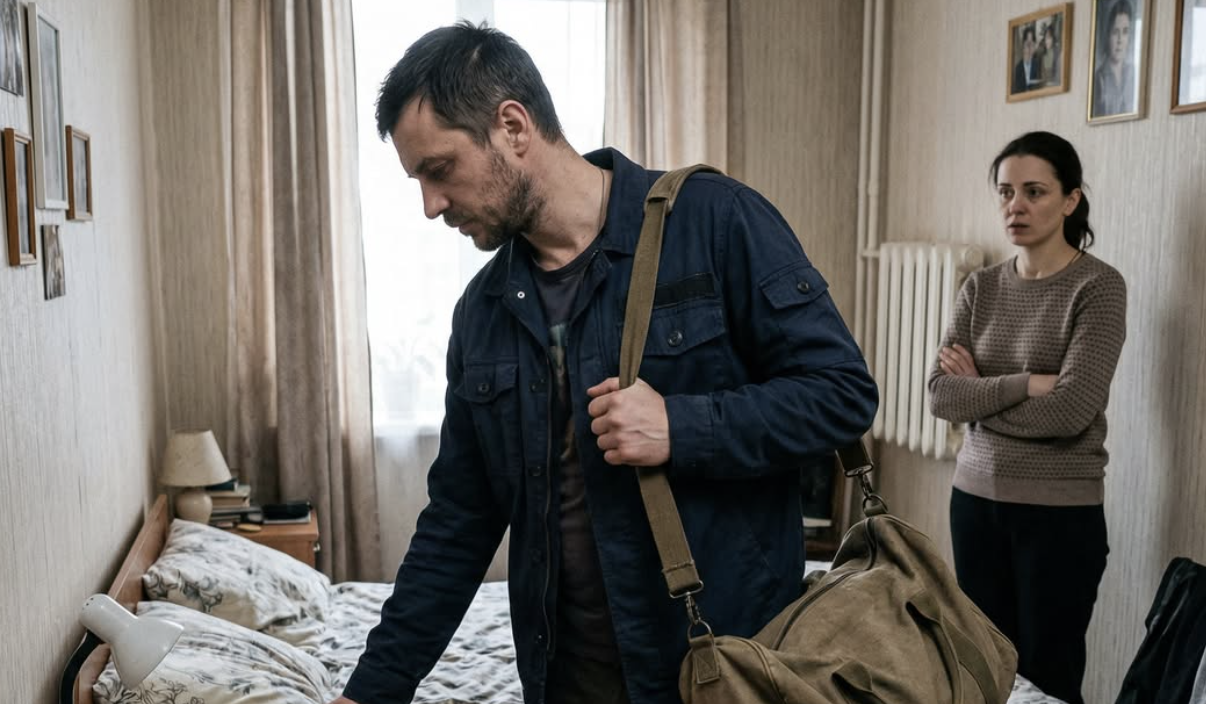 Тримай, це тобі на перший час, а далі давай сама, сама, — Роман поклав на тумбочку кілька купюр і почав складати свої речі у велику сумку.