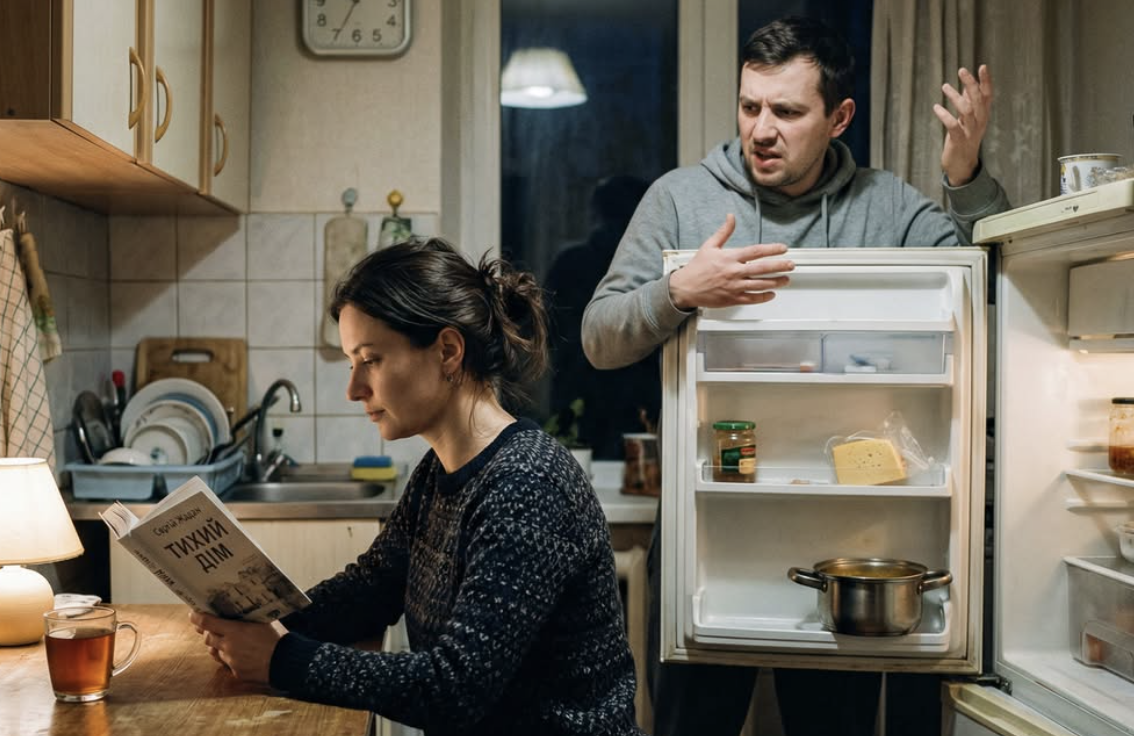 Марійко, ти що, прихворіла? Чому в хаті темно і холодно? — Андрій занепокоєно торкнувся її лоба.