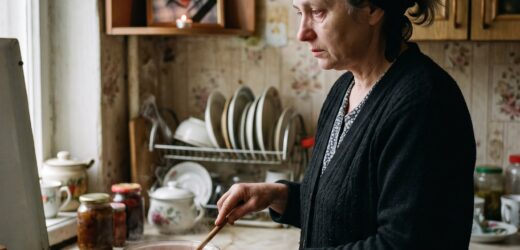 — Віктора не стало у вівторок, а в четвер я вже стояла біля плити. Побут — це найкращий анестетик: він не дає тобі впасти, бо треба мити каструлі. Сорок років я готувала “по-вікторівськи”: ніякого перцю, бо в нього печія; жодного часнику, бо йому не подобався запах; і, боронь Боже, ніякого хмелі-сунелі чи карі. Наша кухня була стерильною, як операційна. А сьогодні я відкрила верхню полицю, куди не заглядала роками, і знайшла там маленьку бляшанку з написом “Копчена паприка”. Я навіть не пам’ятаю, як вона туди потрапила. Але сьогодні я її відкрию.