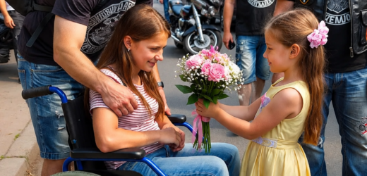 Маленька дівчинка, яка вже не могла ходити, переходила вулицю на інвалідному візку з жменями польових квітів для байкера з «Ангелів Пекелів». Наступного ранку майже двісті мотоциклів проїхали містом, щоб супроводжувати її до школи, перетворивши один маленький акт доброти на те, що вся громада пам’ятатиме на довгі роки.